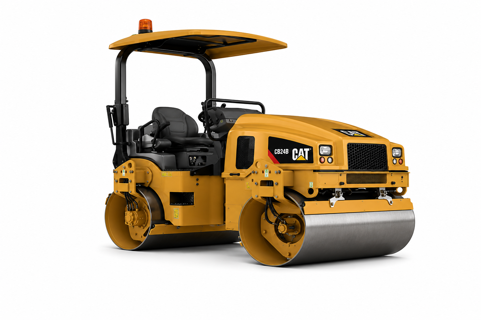 Rodillo Compactador CAT CB24B - Alquiler de maquinaria3 pesada en Lima Perú